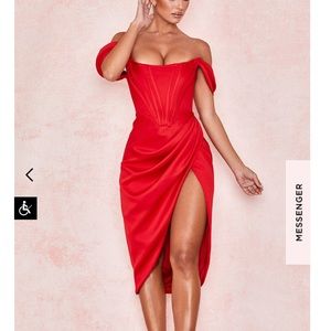 House Of CB NEW WITH TAGS Red Loretta Dress